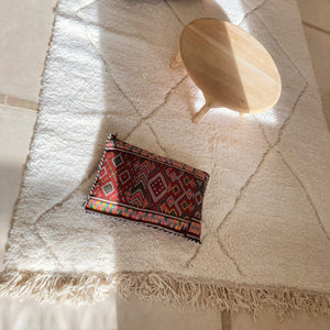 Tapis ethnique artisanat berbère Maroc